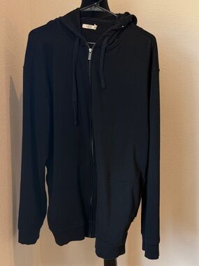 UGG Gordon Men's Black Zip-Up Hooded Sweatshirt XL